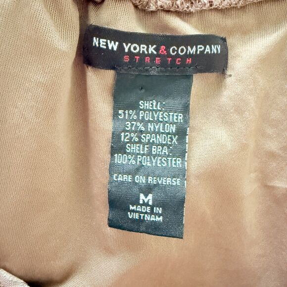 VTG New York & Co Y2K Animal Print Cowl Neck Strappy Velvet Party Top Sz M - Picture 3 of 7